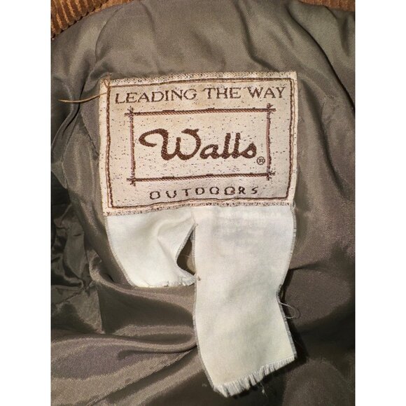 Vintage Walls Canvas Bomber Barn Chore Coat Insulated Trucker Jacket L Brown - Picture 4 of 12